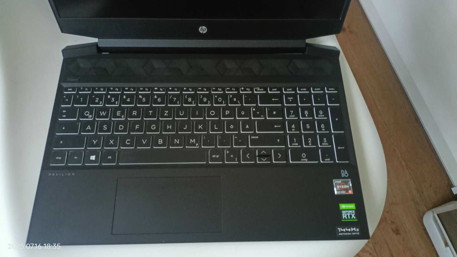 HP Pavilion Gaming (15,6 IPS/Ryzen 5/RAM 16/SSD 1Tb/RTX 3050Ti)