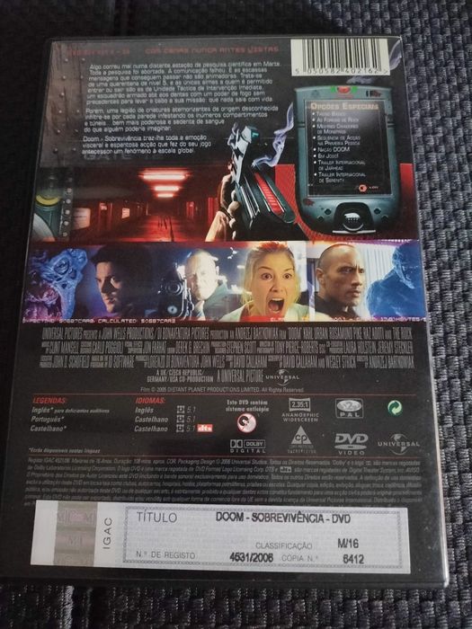 Darkness e Doom DVD's