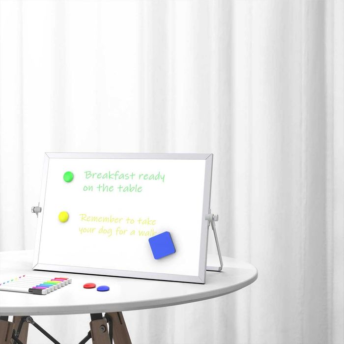 OWill tablica suchościeralna magnetyczna na biurko o wymiarach 30 x 40