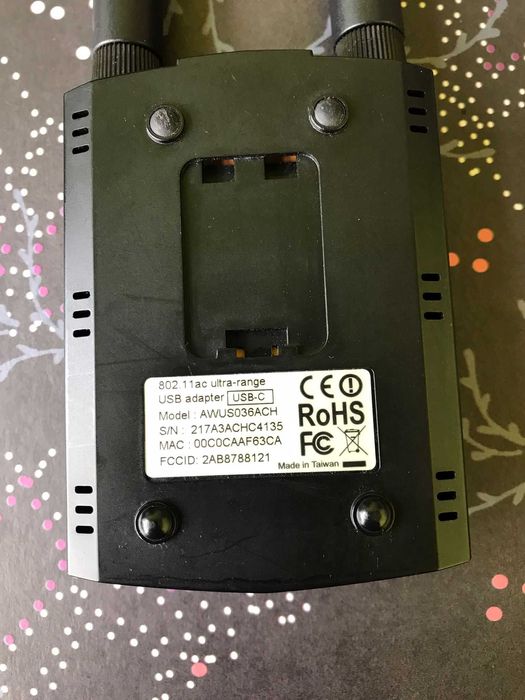Adaptador WiFi USB Alfa Network AWUS036ACH