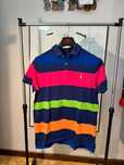 Koszulka Polo Ralph Lauren Striped Multicolor Navy L