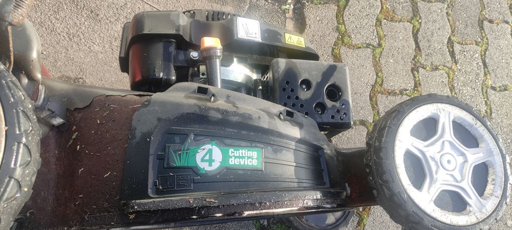 Carrinho corta relva 159cc óleo mac com tração