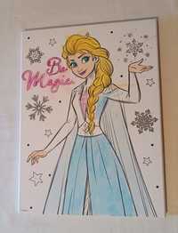 Quadro / Tela. Disney. Elsa. Frozen. Para pintar