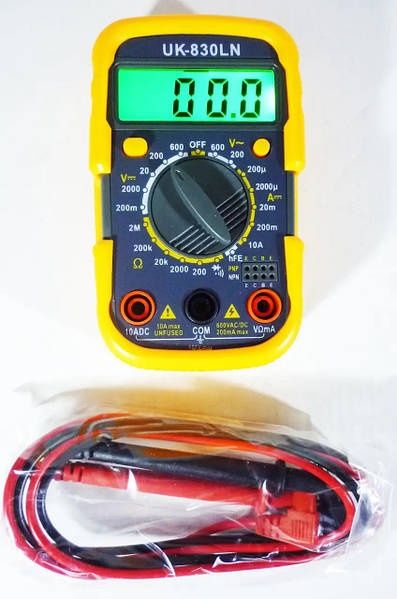 Мультиметр DT 830LN для измерения постоянного и переменного тока