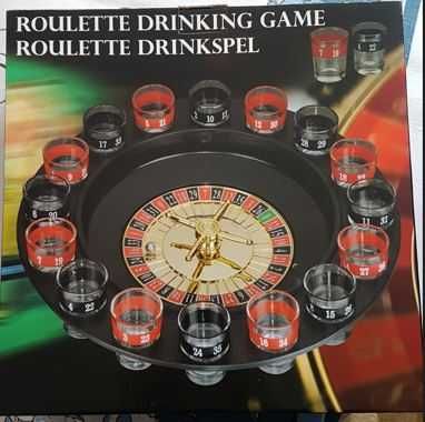 Alkoholowa Gra Imprezowa Ruletka Kieliszki 16szt