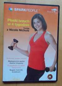 Płyta DVD Trening Nicole Nichols Płaski brzuch w 4 tygodnie