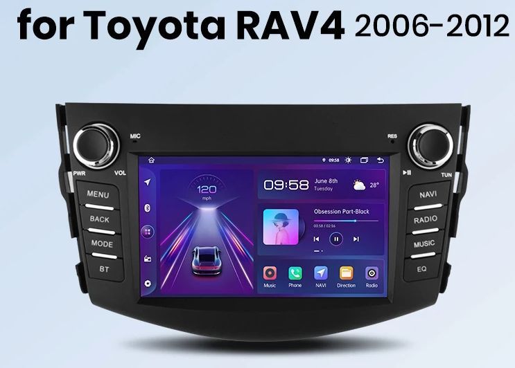 Radio nawigacja TOYOTA RAV4 Android GPS Navi