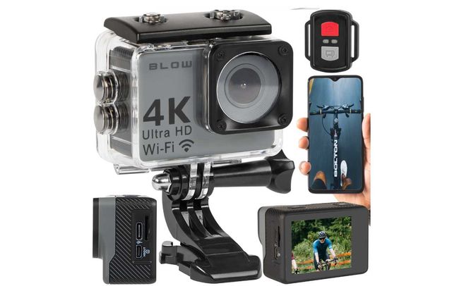 Kamera Go Pro4U 4K WIFI USB Mikrofon Wodoodporna Akcesoria Zestaw