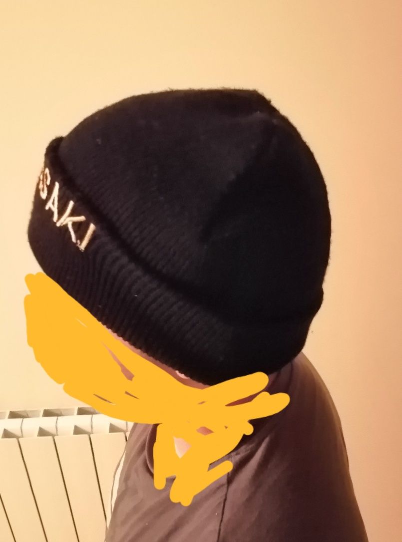 Gorro Kawasaki, preto