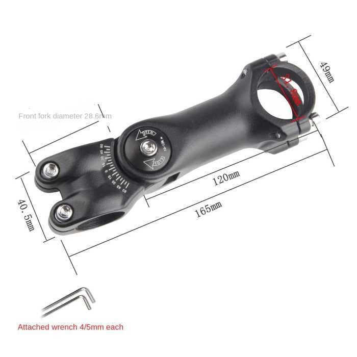Mostek regulowany 31,8x120mm