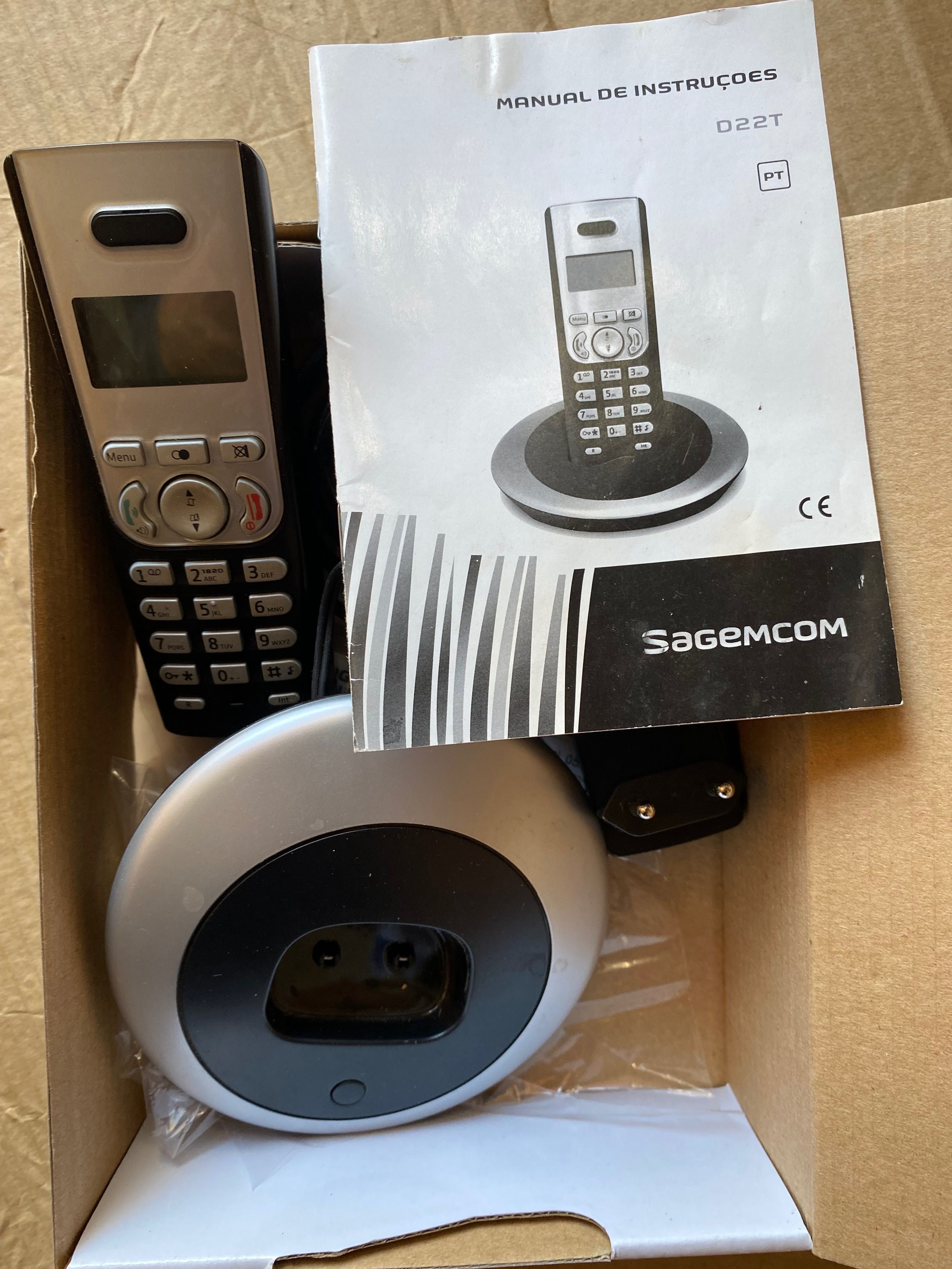 Telefone sagecom D22T sem fios