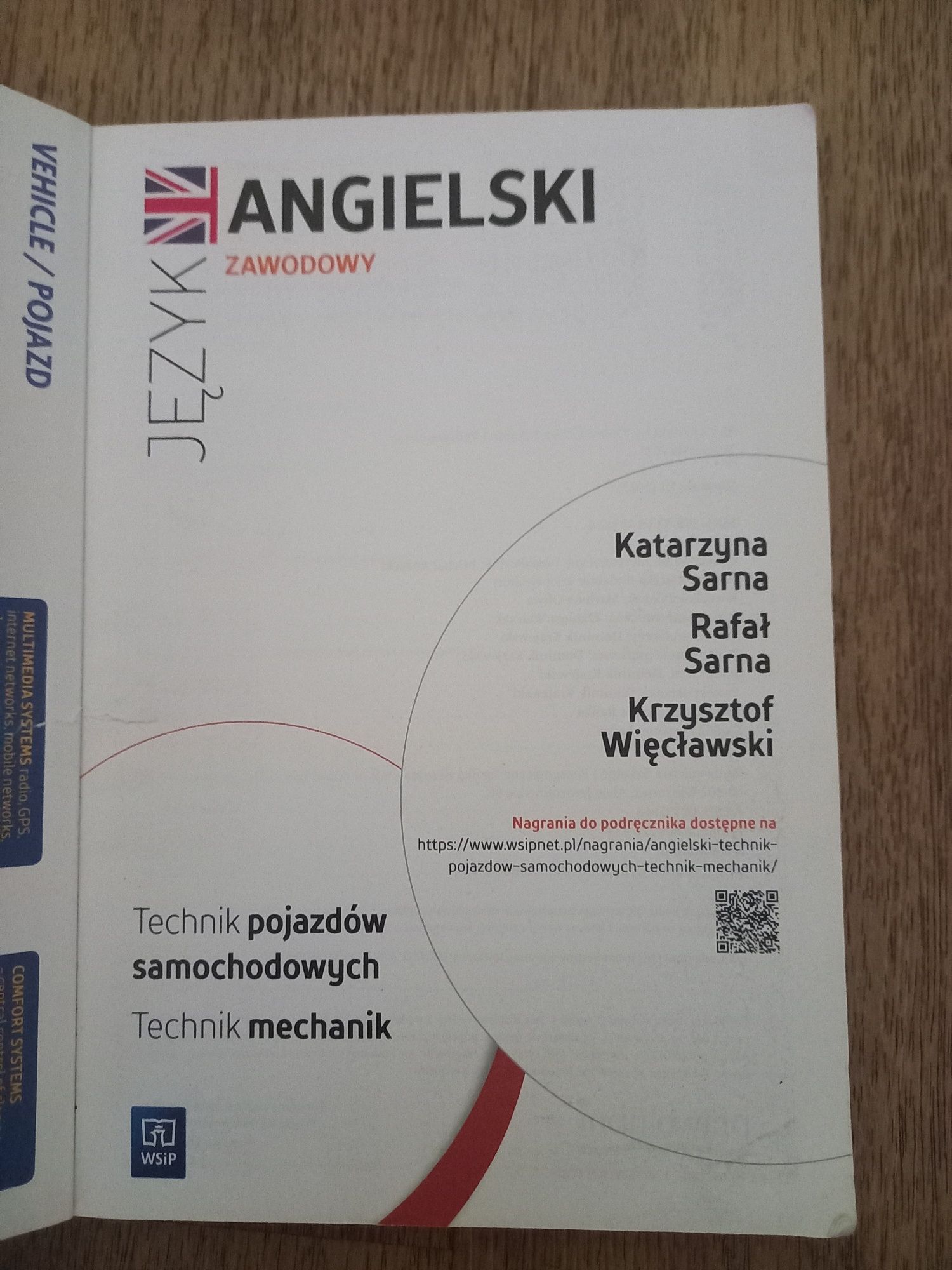 Język angielski zawodowy technik pojazdów