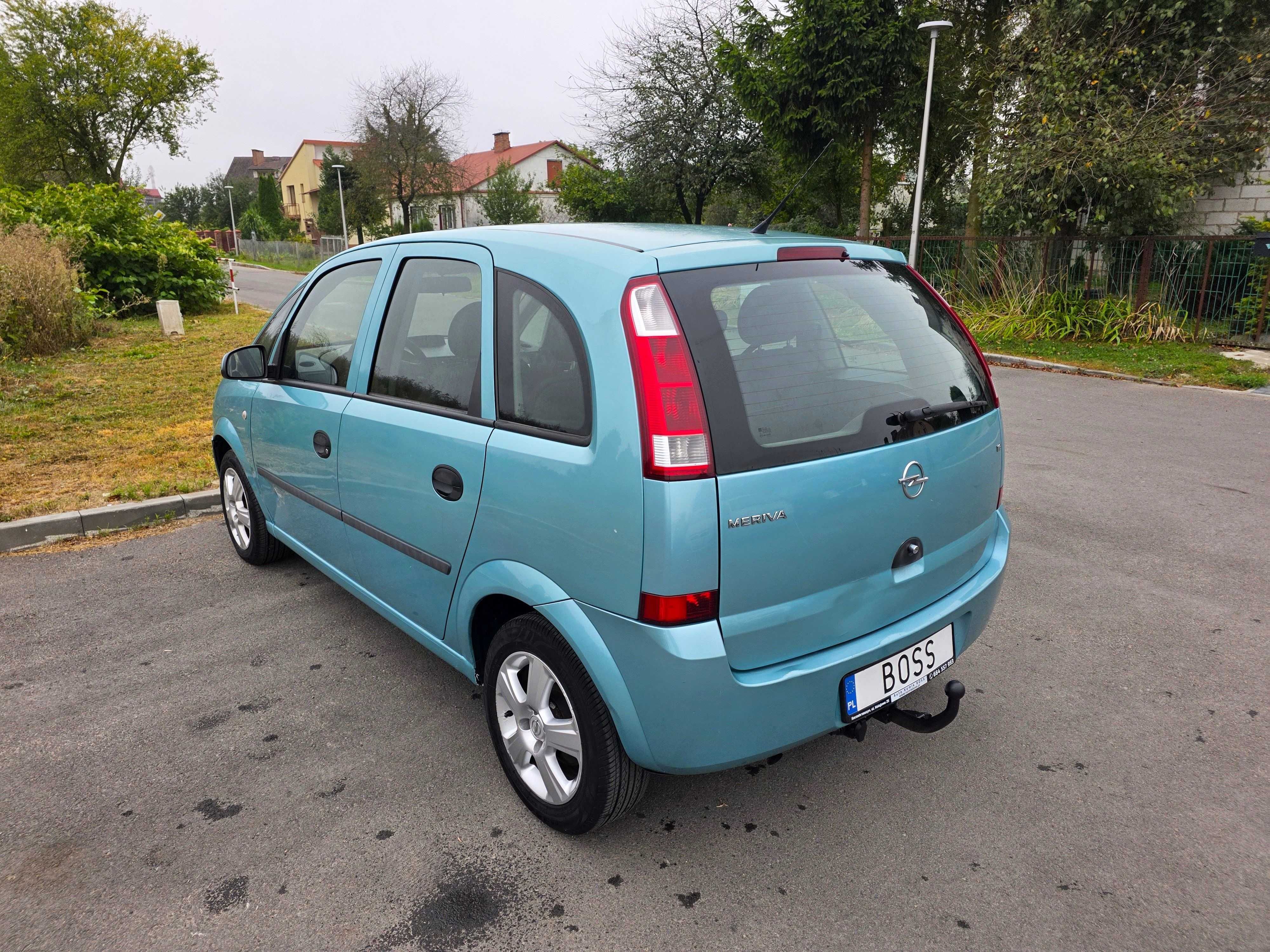 Opel Meriva 1,6 Benzyna 100KM 2004r, Hak, Klimatyzacja, Opłaty na Rok