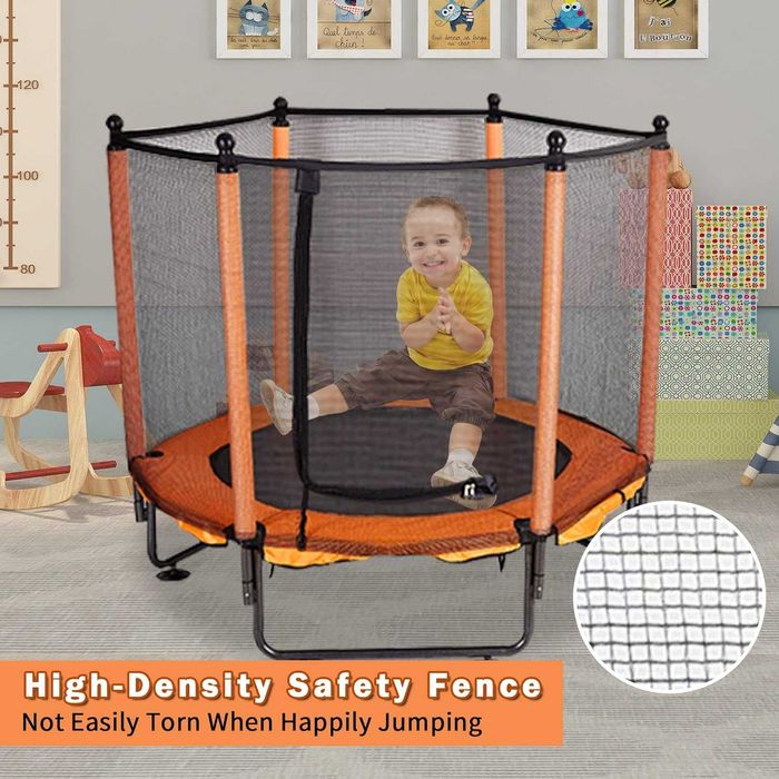 Trampolina wewnętrzna dla dzieci Fitness Mini od 2 3 4 lat