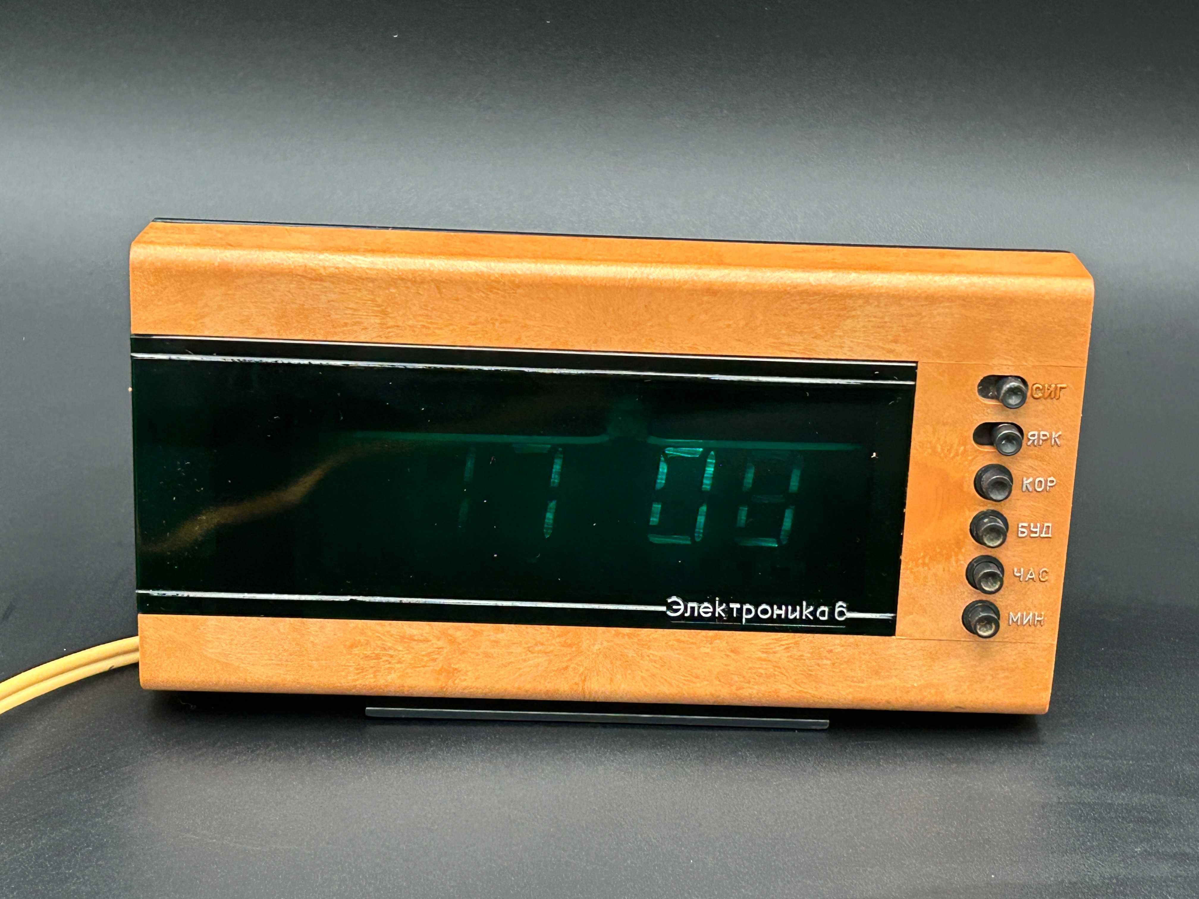 Zegar Elektronika 6 - Электроника 6 mod. 6.14-03 sprawny