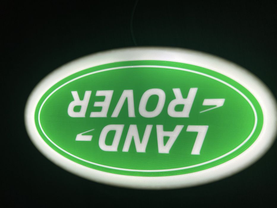 Painel luminoso Land rover