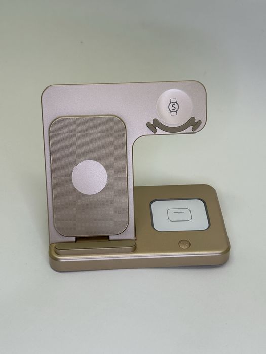 Бездротова зарядна станція 3 в 1 — телефон, годинник, навушники