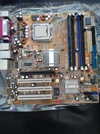 Motherboard p5p-lp + processador + ram