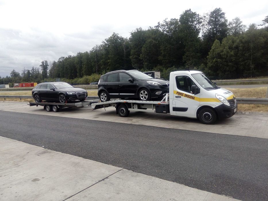 Pomoc Drogowa Zabrze 24H Laweta Holowanie PL UE Transport Maszyn do 6T