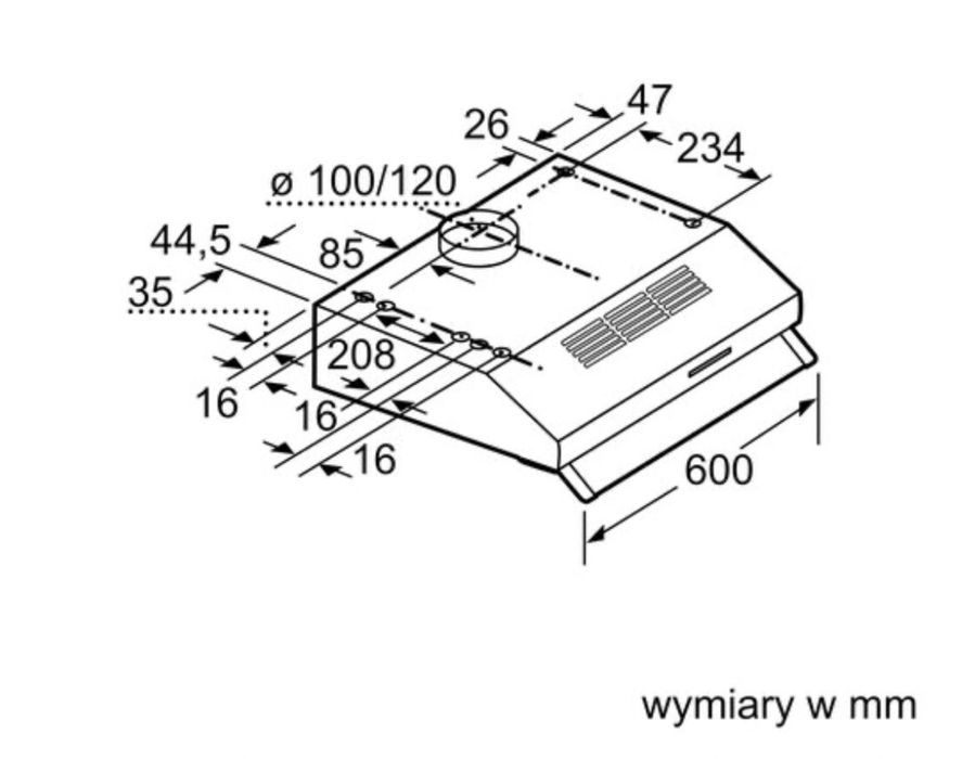 Okap kuchenny Bosch (nowy)