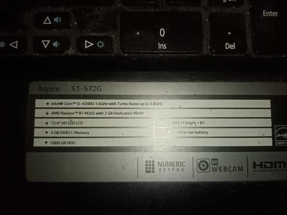 Acer Aspire e1-572g 12gb RAM *LER DESCRIÇÃO*