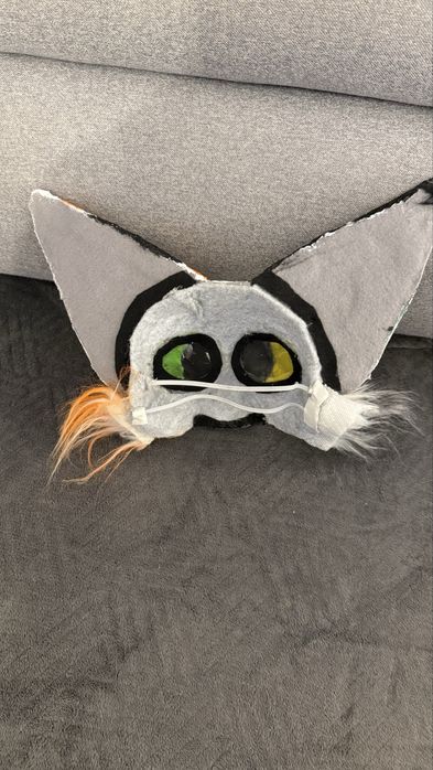 Maska therian kot calico