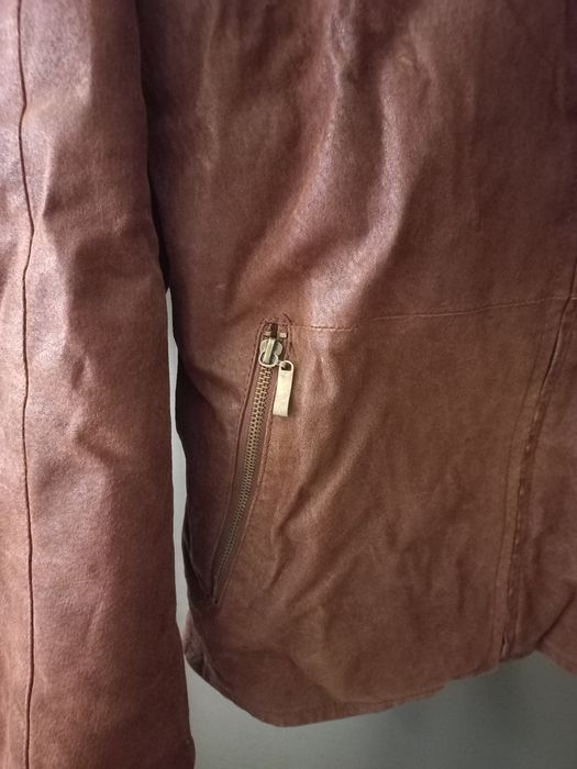 Casaco de homem Pierre Cardin em pele genuína e algodão