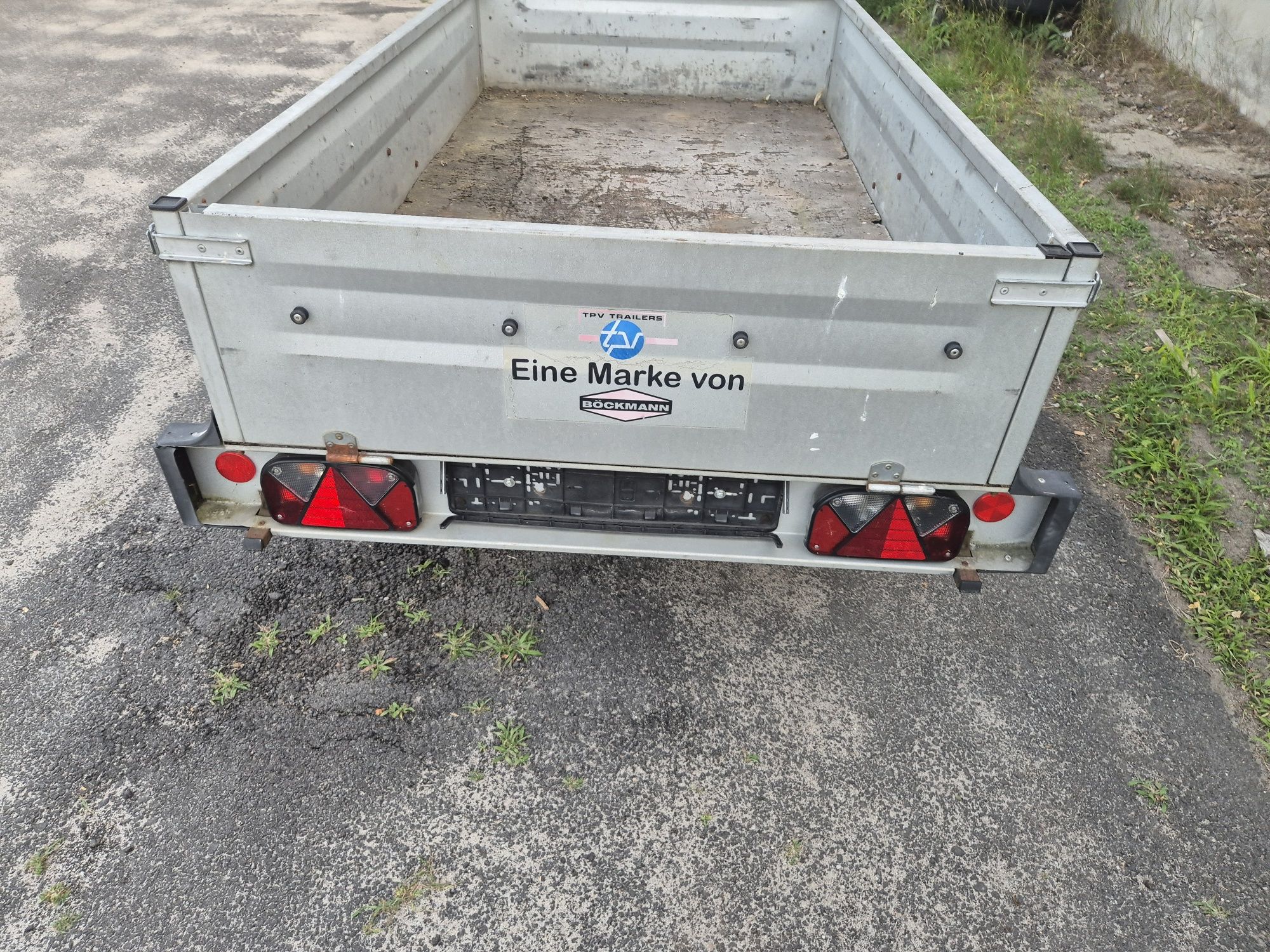 Przyczepa lekka bockmann 750 kg dmc z Niemiec