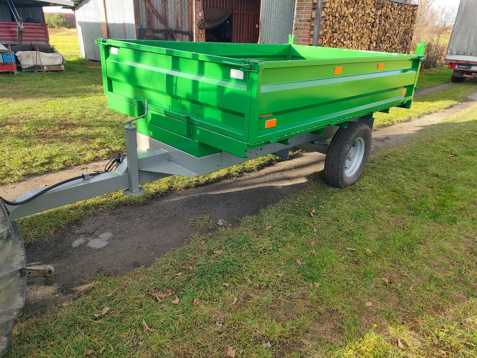 Przyczepa wywrotka jednoosiowa