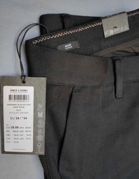Onmark slim GW 0209 pant noos, W34, L34