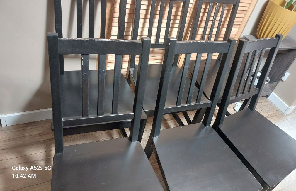 Krzesła ikea stefan 6 sztuk