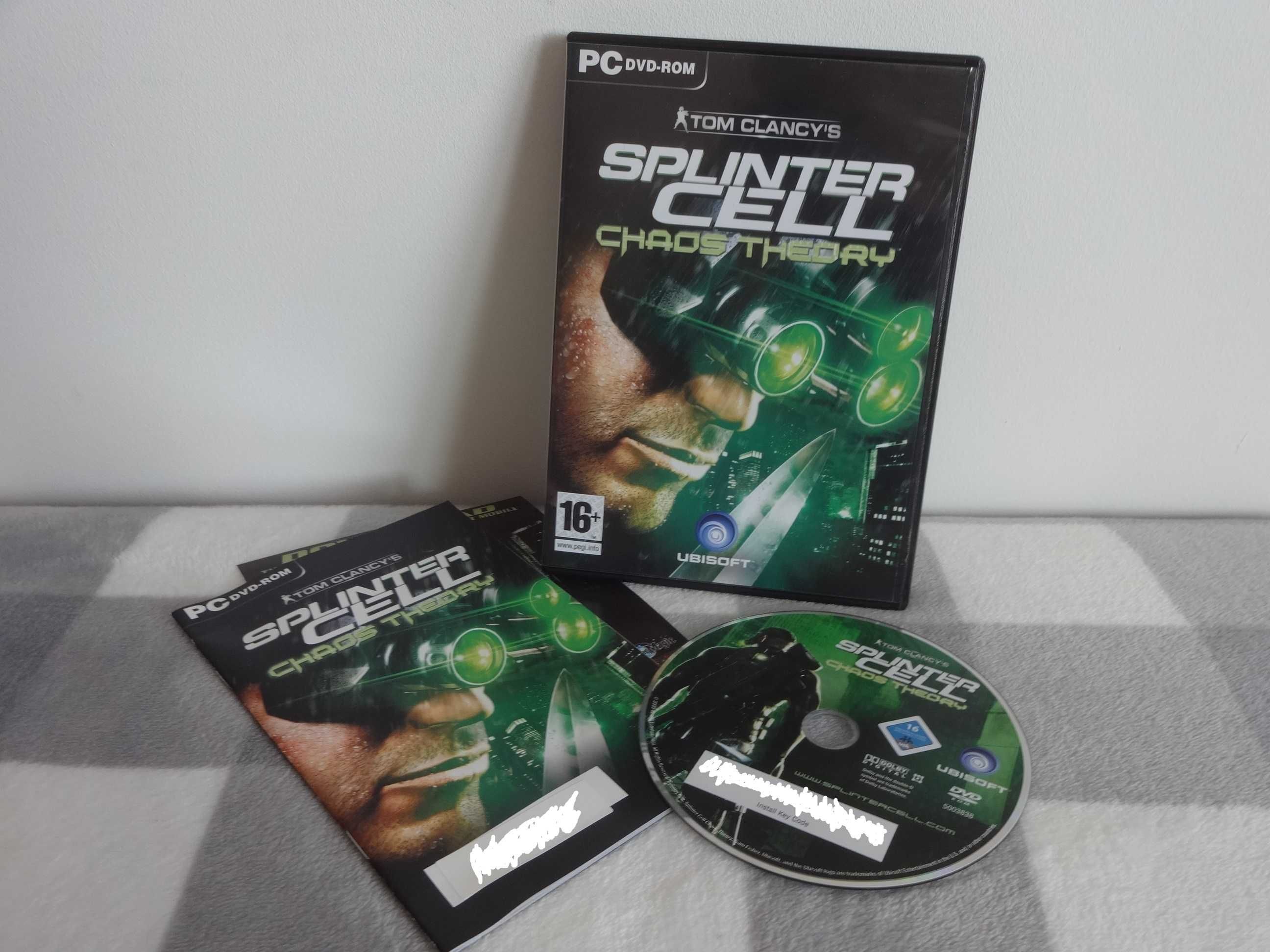 Tom Clancy's Splinter Cell, Pandora Tomorrow, Chaos Theory TRYLOGIA PC