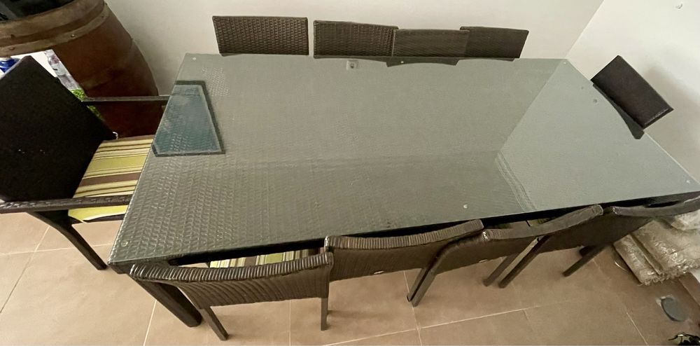 Mesa exterior Jardim