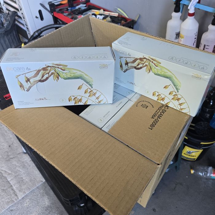 Rękawiczki nitrylowe rozmiar S pakowane po 200