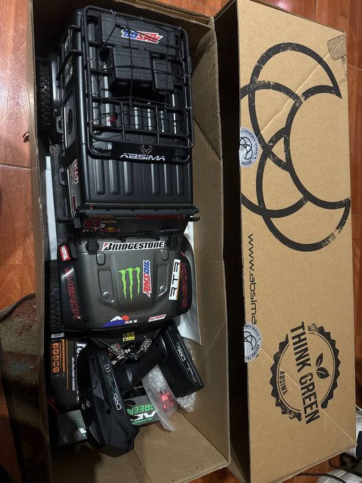 Carro rc com pouco uso.