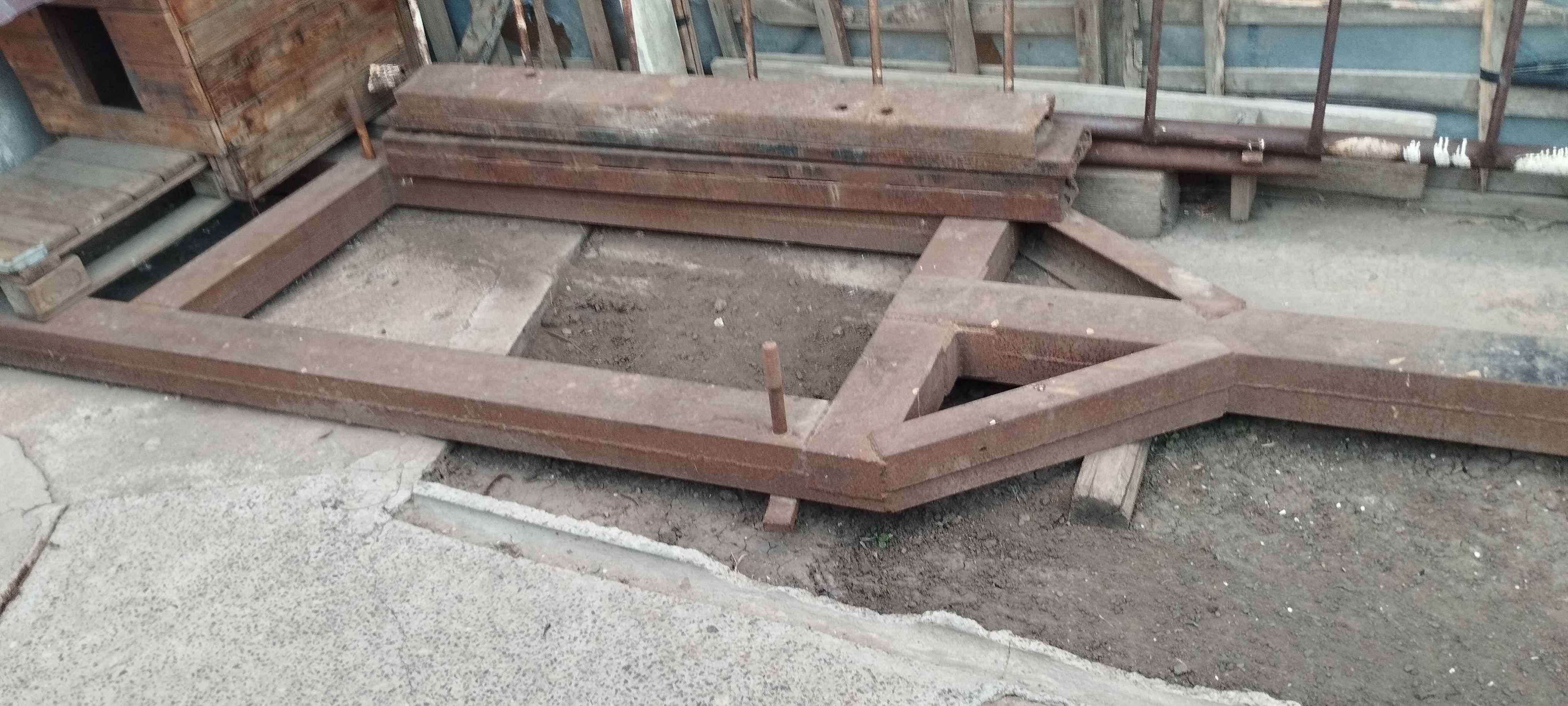 Продам раму з катоком 2,2 м і колесами для саморобної БДТ