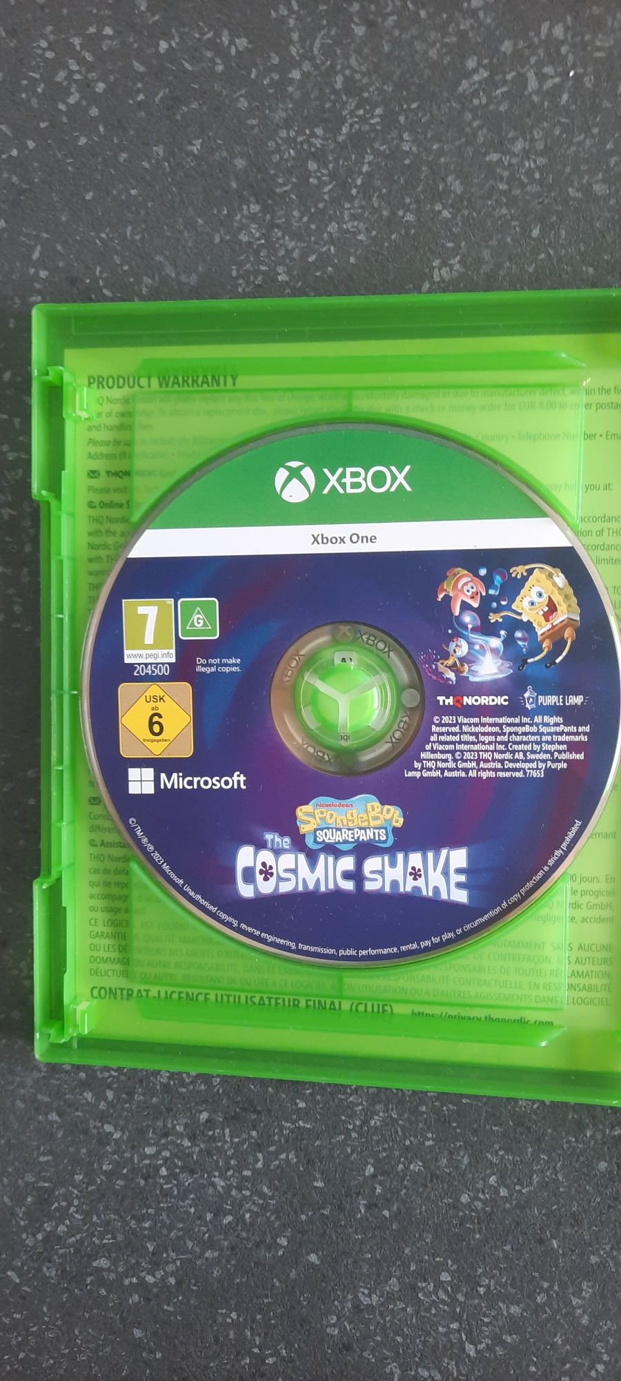 SpongeBob The Cosmic shake xbox one wersja PL