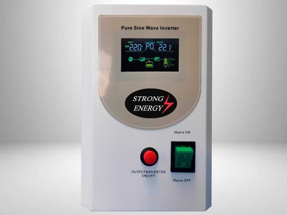 Інвертор з чистою синусоїдою STRONG ENERGY 800VA/640 W