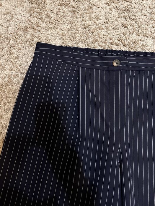 Брюки с широкими штанинами широкие штаны на резинке палаццо с защипами