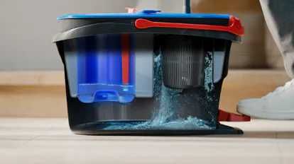 Новинка! Набір для прибирання Vileda H2prO Spin Mop відро з 2 камерами
