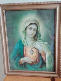 Zabytkowy Obraz Serce Matki Bożej
