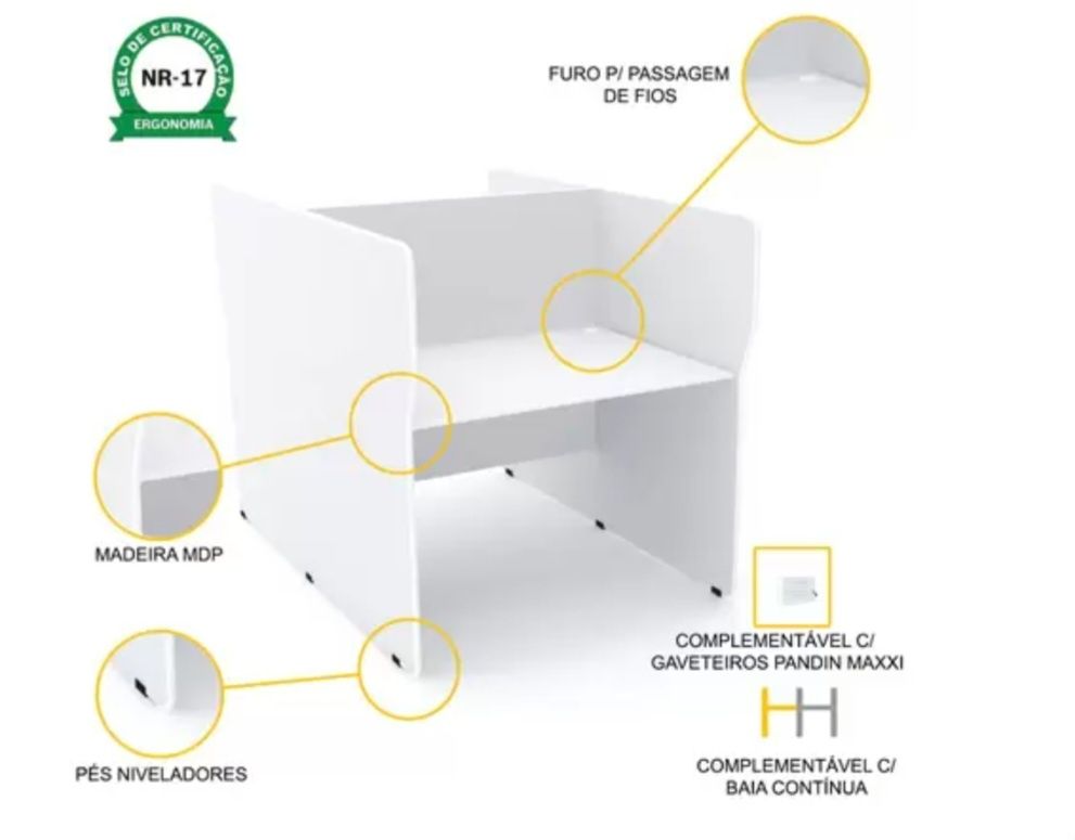 Secretaria Posto de Trabalho Duplo - Call Center