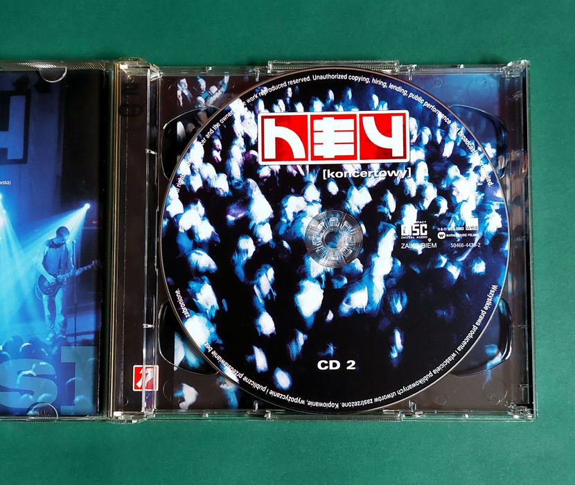 Hey [koncertowy] Nosowska live na żywo 2CD sic teledyski Janerka