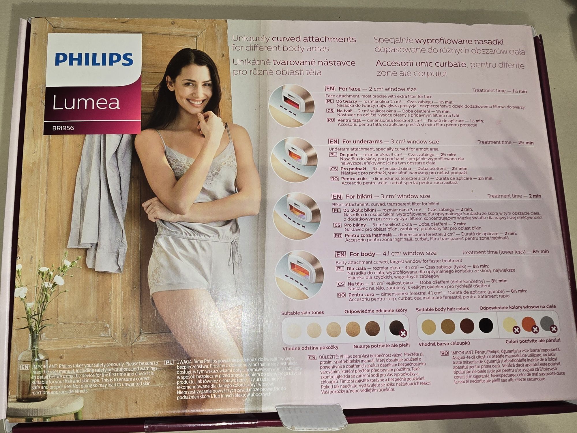 Depilator Philips Lumea Prestige BRI956 nowy
