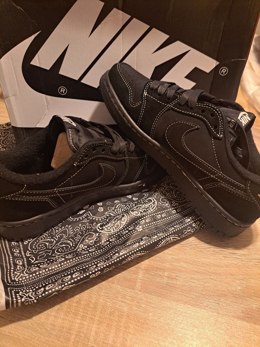 Nike Jordan 1 Low Travis Scott Black Phantom