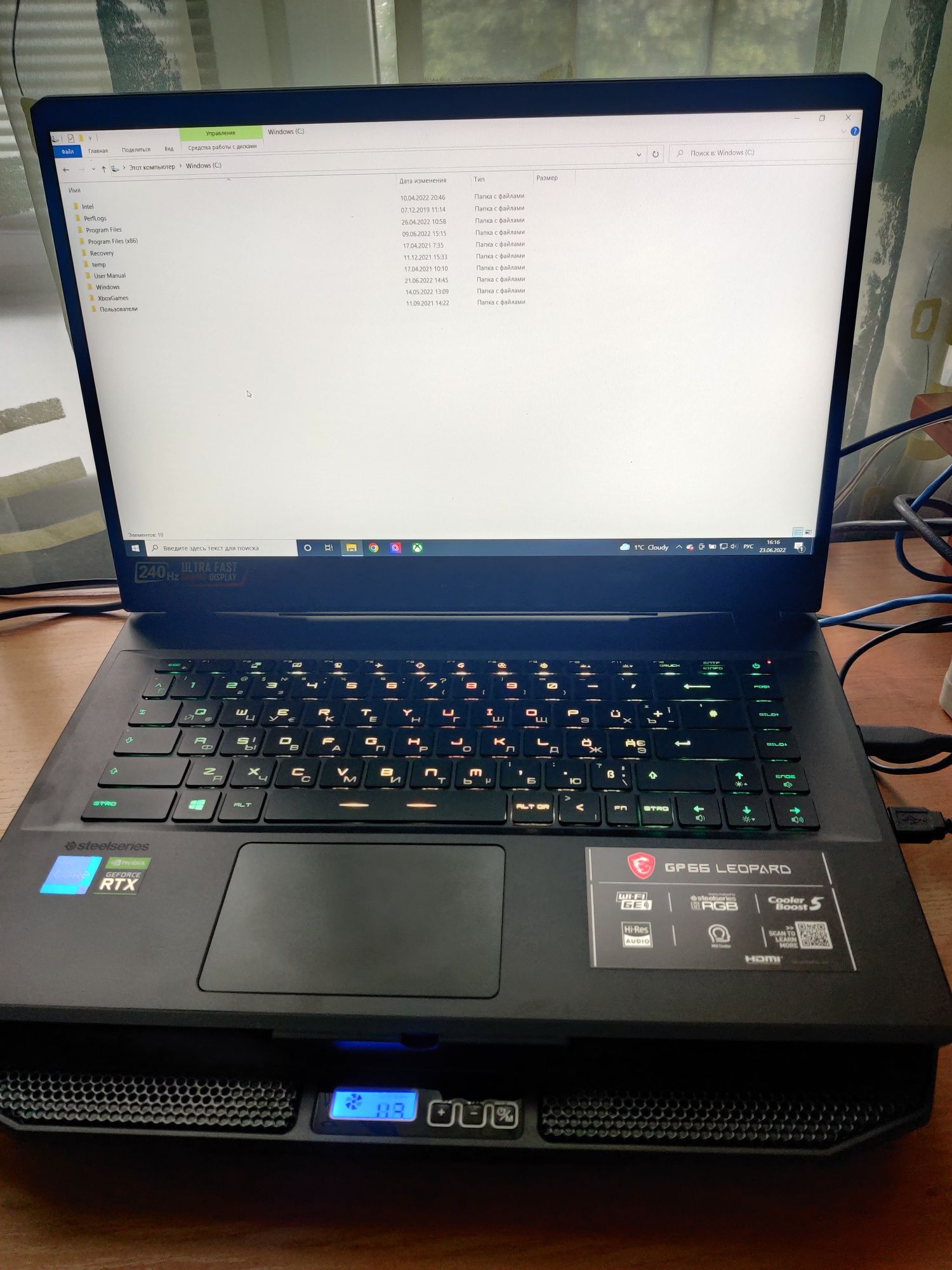 Ігровий ноутбук MSI Leopard GP66/I7 11800H/3070 8GB/16GB/SSD 512/240Hz