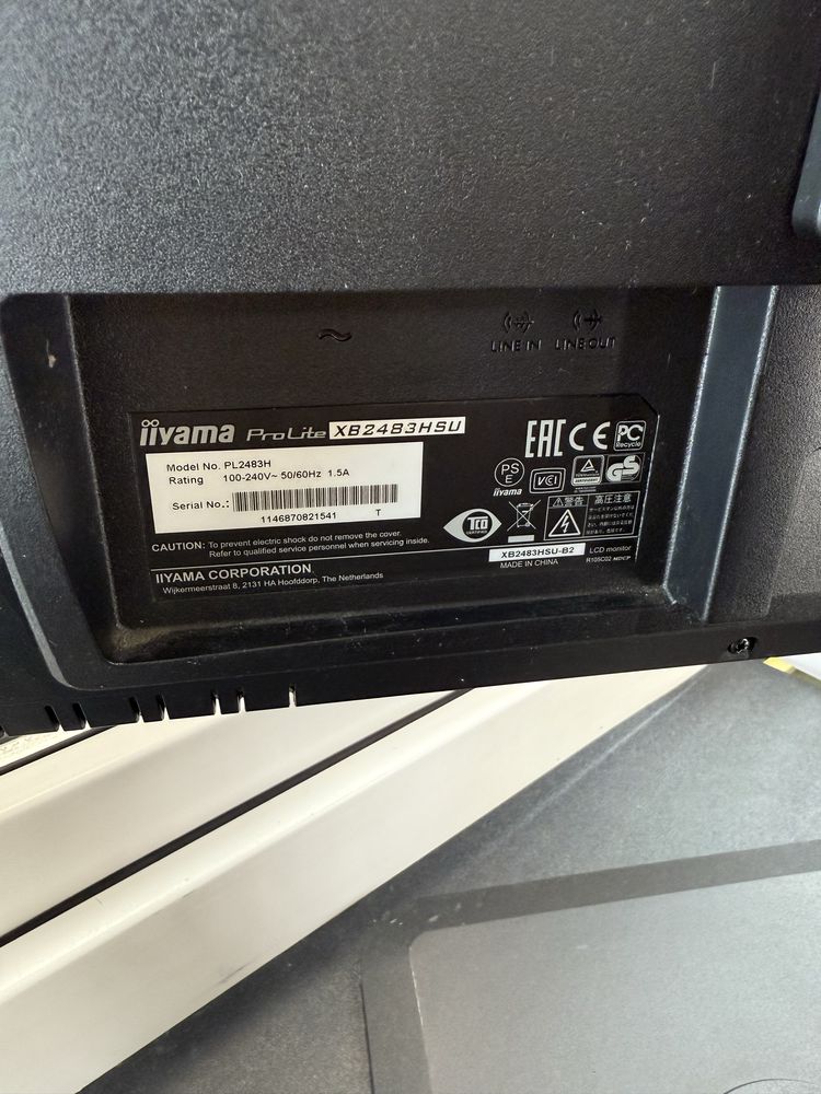 Monitor iiyama ProLite XB2483HSU, 100Hz, bdb stan