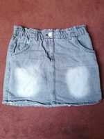 Spódniczka dziewczęca 152 jeansowa