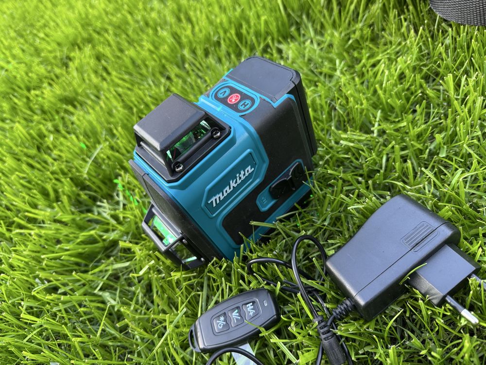 Laser 360 krzyżowy ZIELONY makita Nowy PION POZIOM pilot niwelator