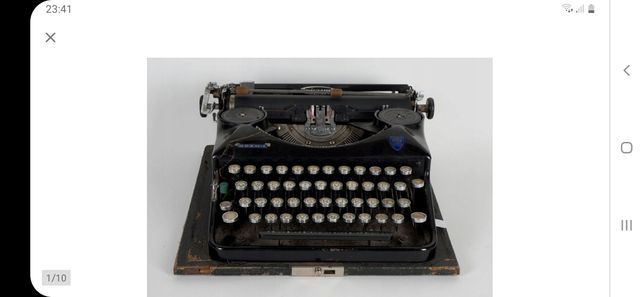 Maszyna do pisania NIEMIECKA ZABYTEK  z czasów wojny